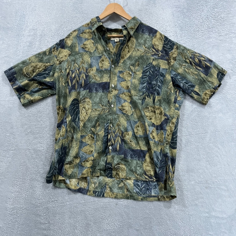 Tori Richard Hawaiian Floral Button Mens XL Aloha Shirt Tropical Coastal‎ Beach